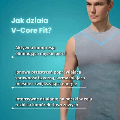 V-Core Fit 2.0 | Podkoszulek Wyszczuplający Męski