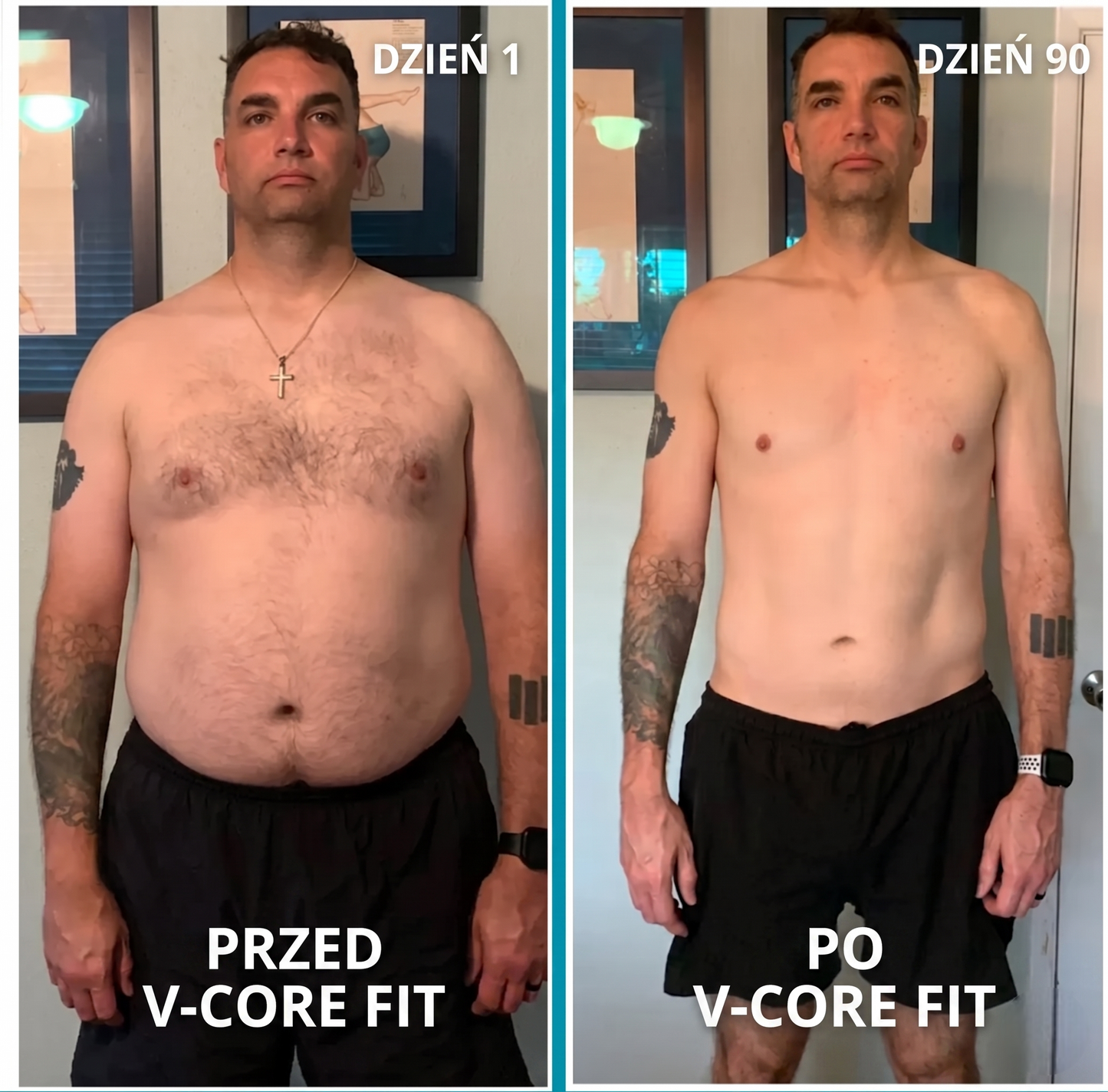 V-Core Fit 2.0 | Podkoszulek Wyszczuplający Męski